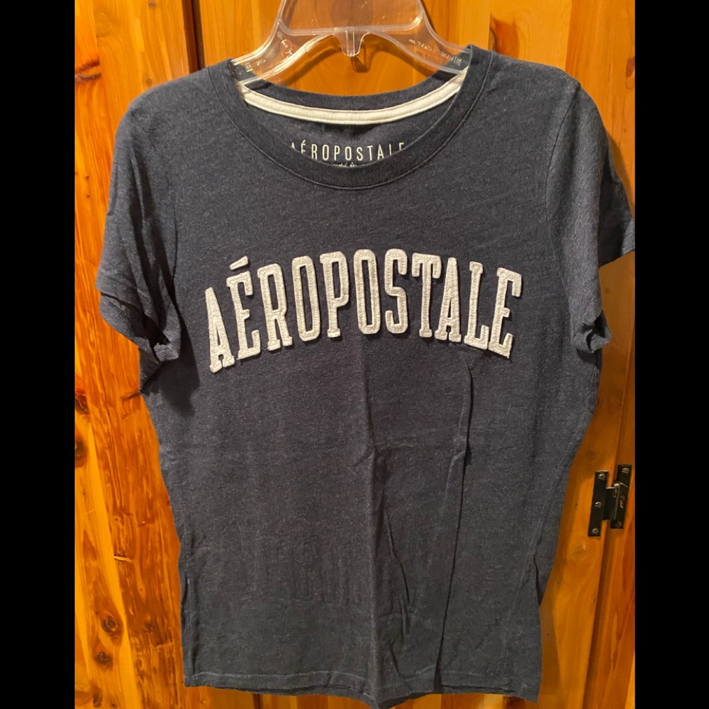Grey/Blue Aeropostale Tshirt Size L